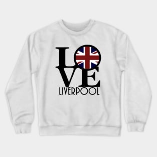 LOVE Liverpool Union Jack Crewneck Sweatshirt